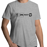 Eat sleep reef repeat Mens T-Shirt (free shipping)