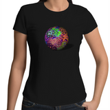 Zoa Globe - Womens Crew T-Shirt (free shipping)