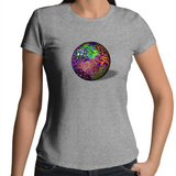 Zoa Globe - Womens Crew T-Shirt (free shipping)