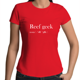 Reef Geek - Womens Crew T-Shirt (free shipping)