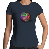 Zoa Globe - Womens Crew T-Shirt (free shipping)