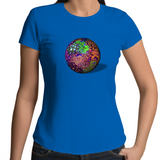 Zoa Globe - Womens Crew T-Shirt (free shipping)