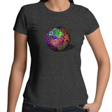 Zoa Globe - Womens Crew T-Shirt (free shipping)